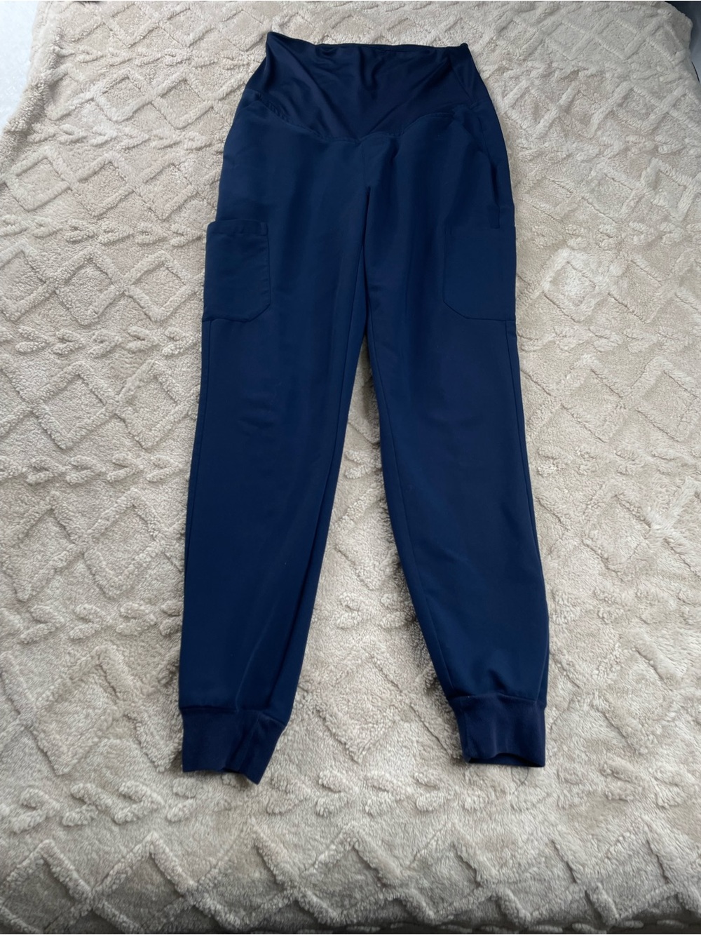 Mandala Navy Maternity Jogger Scrub Pants~ Size Small ~ Medical‎ Staff